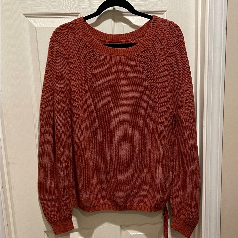 Sundance cotton knit pullover sweater